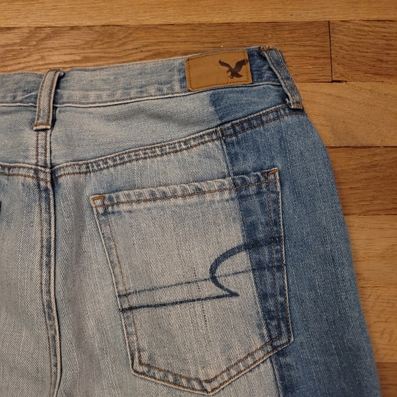 American Eagle 2 tone raw hem jeans - Picture 10 of 13